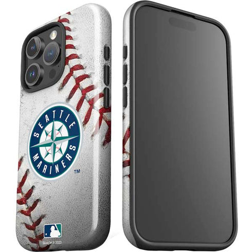 MLB Seattle Mariners Game Ball iPhone 16 Pro Impact Case